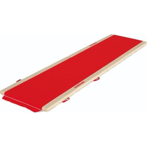 FOLDING TUMBLING TRACK - WITH SIDE ATTACHMENT STRIPS - 400 x 100 x 5 cm