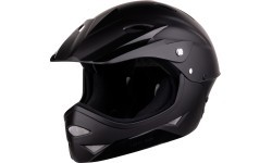 Kids helmet FORCE DOWNHILL Junior, size S-M (54-58 cm), black