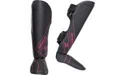 Joya Essential Shinguards черно-розовые