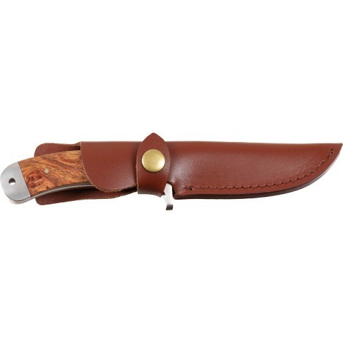 Дамасский нож FoxOutdoor с рукоятью из красного айвового дерева