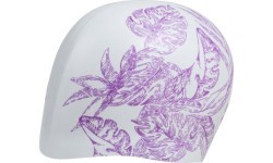 Sirene Print Moulded Cap Cecilia White