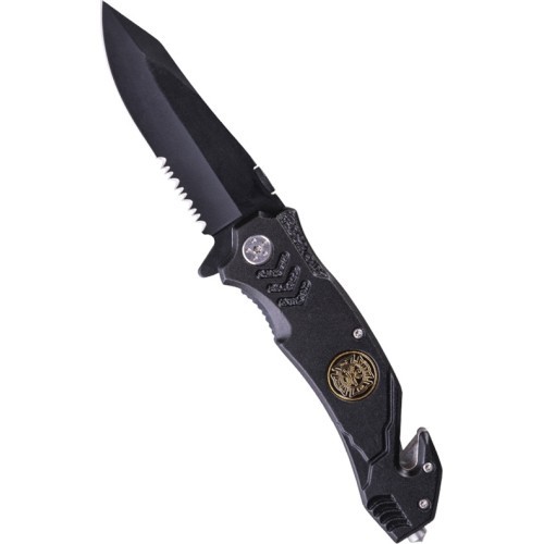 BLACK ′FIRE BRIGADE′ ONE-HAND KNIFE