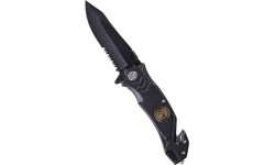 BLACK ′FIRE BRIGADE′ ONE-HAND KNIFE