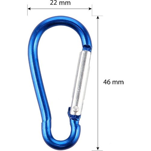 NC1700 CARABINER SET 6 PCS NILS CAMP