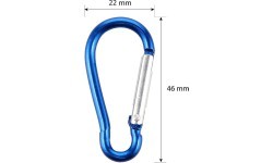 NC1700 CARABINER SET 6 PCS NILS CAMP