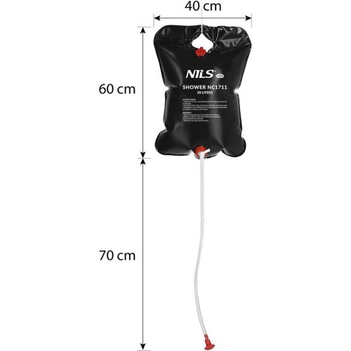 NC1711 PORTABLE SHOWER 20L NILS CAMP