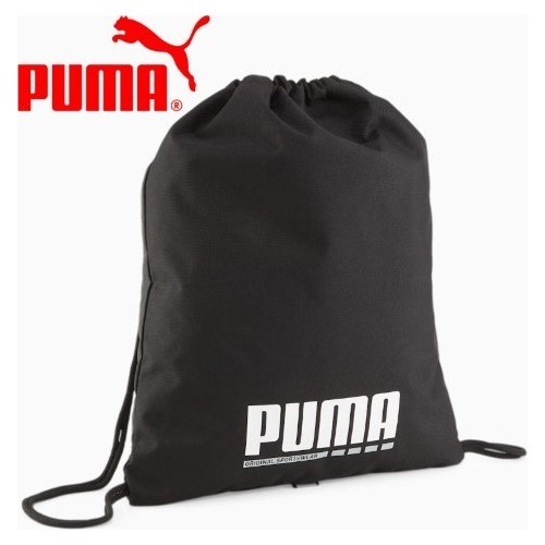 Puma Plus Gym Sack Bag Black 090348 01