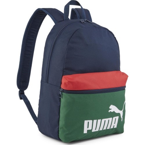 Рюкзак Puma Phase Backpack Colorblock синий зелёный красный 090468 01