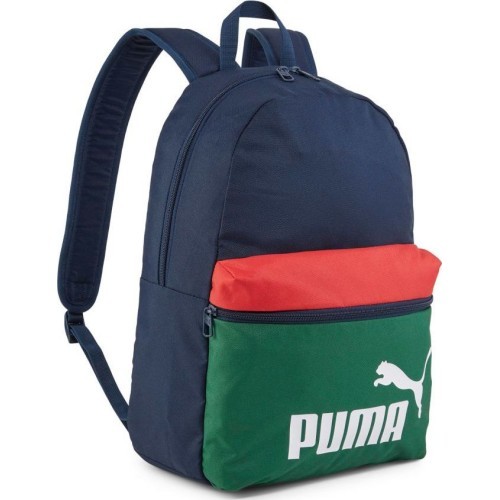 Рюкзак Puma Phase Backpack Colorblock синий зелёный красный 090468 01