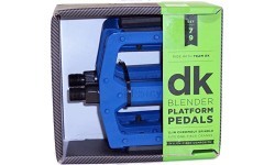 DK BMX pedals, 1/2 CR-MO axle (blue)