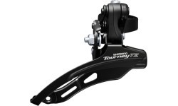 Передний переключатель Shimano Tourney FD-TZ510-DS6, 3x6/7 скоростей, Down Swing, 31.8 мм