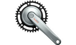 Priekinis žvaigdžių blokas Shimano Nexus FC-C6000 // 1 pavaros, 38T, 170mm (sidabrinis)