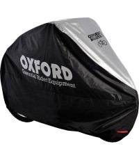 Single Bicycle Cover Oxford Aquatex (Black/Silver)