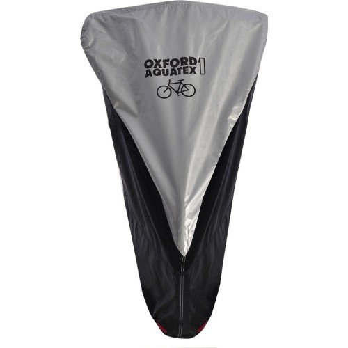 Single Bicycle Cover Oxford Aquatex (Black/Silver)