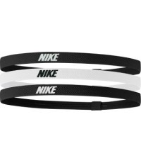 Nike Galvos Juosta Elastic Headbands 2.0 3P White Black N1004529 036