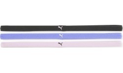 Puma Galvos Juosta AT Sportbands Womens Pack Black Pink Purple 053491 06