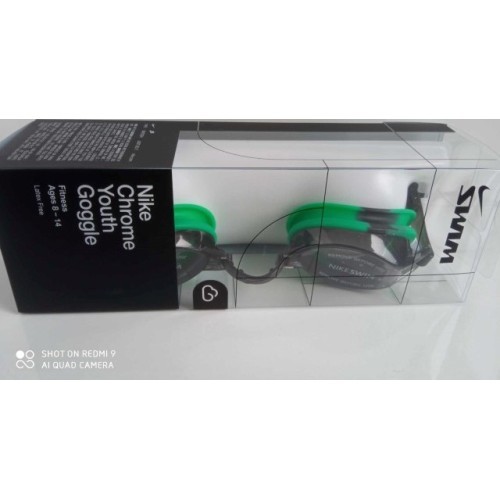 Nike Junior Swimming Goggles Nk Y Chrome Goggle Green NESSD128 366