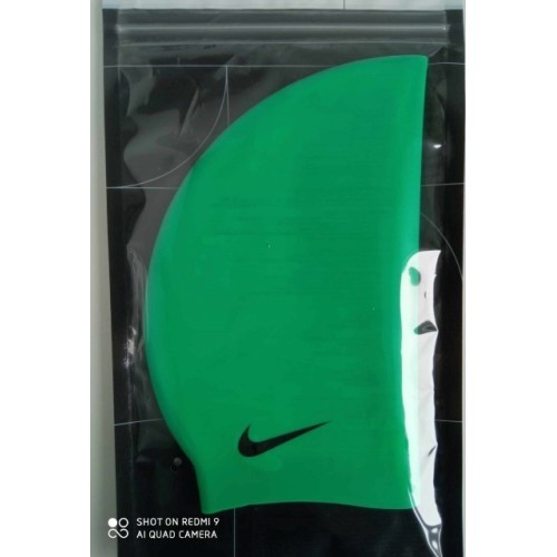 Nike Silicone Swim Cap for Youth, Green TESS0106 366