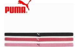 Puma AT Sportbands Women's Headbands (3pcs) Black Pink 053491 23