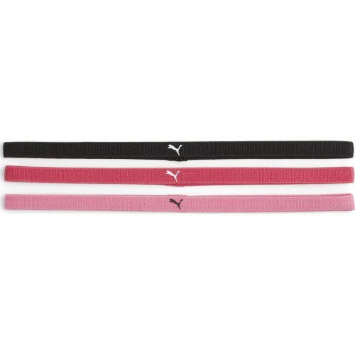 Puma AT Sportbands Women's Headbands (3pcs) Black Pink 053491 23