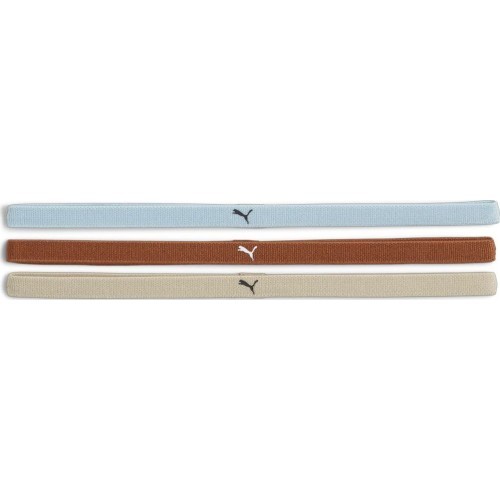 Puma Galvos Juosta AT Sportbands Womens (3pcs) Cream Blue Brown 053491 24