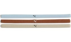 Puma AT Sportbands women's headbands (3pcs) Cream Blue Brown 053491 24