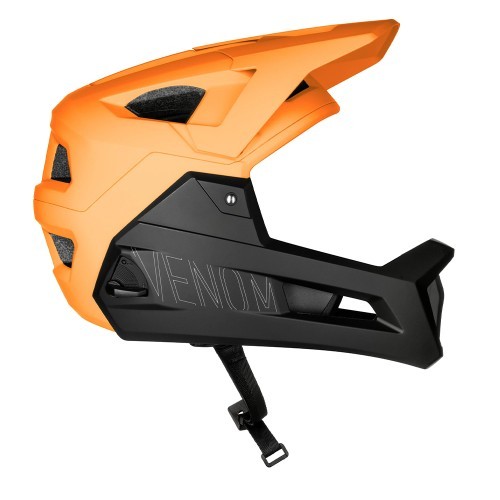 FORCE Venom downhill helmet, size L/XL (58-61 cm), orange/black