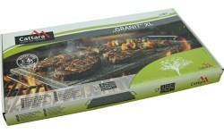 Гранитная плита для гриля GRANIT XL с желобом и держателем 50x30x1,65 см