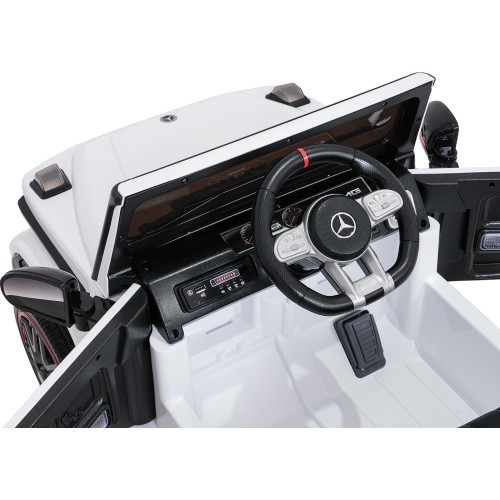Elektromobilis Mercedes G63 AMG LIFT, baltas