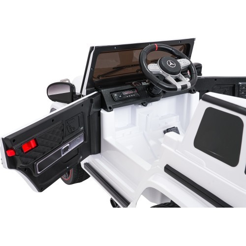 Elektromobilis Mercedes G63 AMG LIFT, baltas