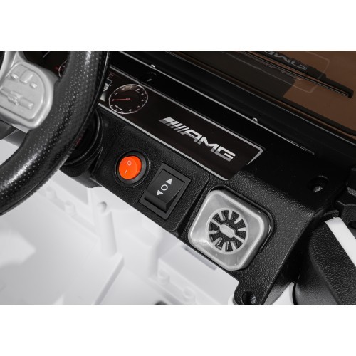 Elektromobilis Mercedes G63 AMG LIFT, baltas