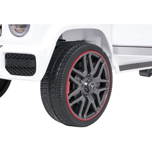 Elektromobilis Mercedes G63 AMG LIFT, baltas