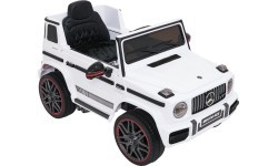 Elektromobilis Mercedes G63 AMG LIFT, baltas