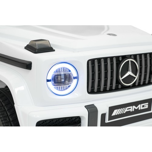 Elektromobilis Mercedes G63 AMG LIFT, baltas
