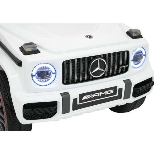 Elektromobilis Mercedes G63 AMG LIFT, baltas