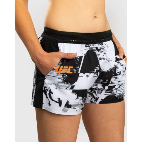 Moteriški šortai UFC Zenith by Venum White Authentic Fight Week Performance