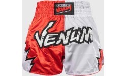 Шорты Muay Thai Venum Inferno 2.0, красно-белые