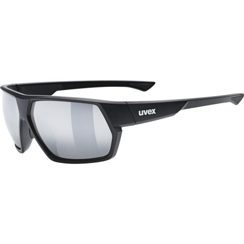 Очки Uvex Sportstyle 238, чёрный матовый / зеркальный серебристый
