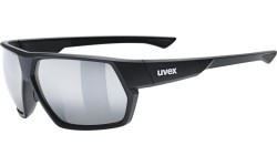 Очки Uvex Sportstyle 238, чёрный матовый / зеркальный серебристый