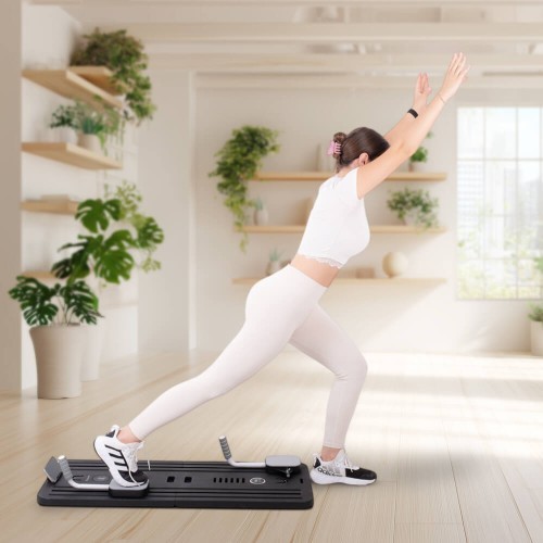 Pilates Reformer inSPORTline Trancer Basic - Purple