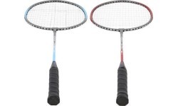 Plieninis badmintono rinkinys NILS NRZ002, 2 raketės ir plunksninukai