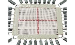 Tinklinis batuto paklotas 6 x 6 mm komandinei gimnastikai skirtam tramplinui