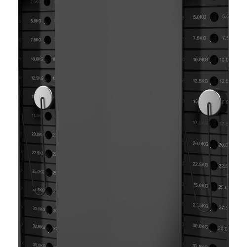 Prie sienos montuojamas jėgos rėmas inSPORTline Cable Column CC350 - Juoda