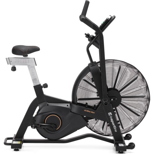 Dviratis treniruoklis AirBike® inSPORTline Max - Juoda