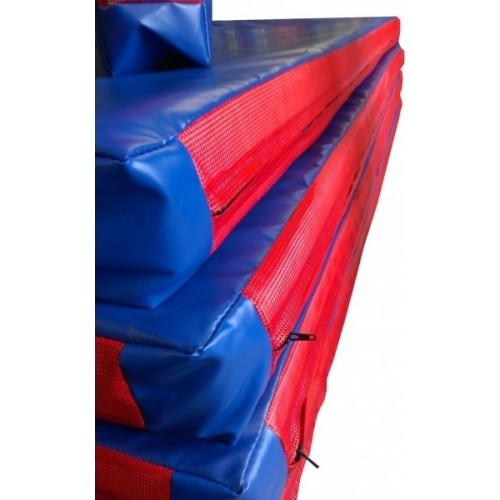 Quilted gymnastics mat (200x100x5 cm), PVC
