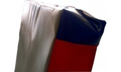 Non-slip gymnastics mat, synthetic leather (100x100x10 cm)