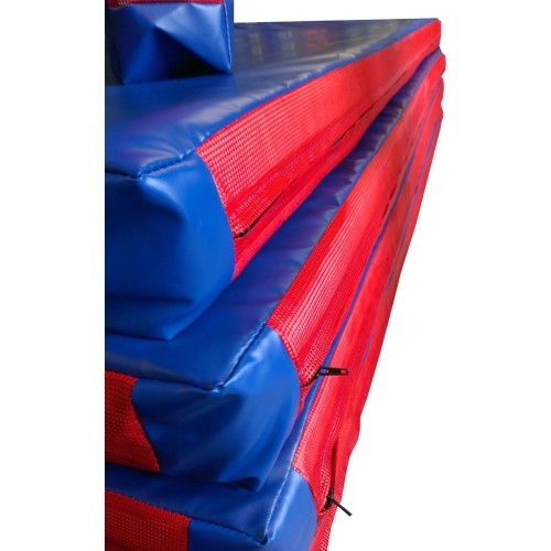 Quilted gymnastics mat, artificial leather (200x100x5 cm)