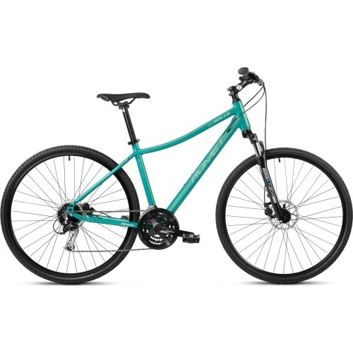 Велосипед Romet Orkan 3 D 2025 turquoise-white-silver