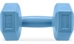 Set of hexagonal dumbbells 2x2 kg Spokey MONSTER