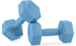 Set of hexagonal dumbbells 2x2 kg Spokey MONSTER